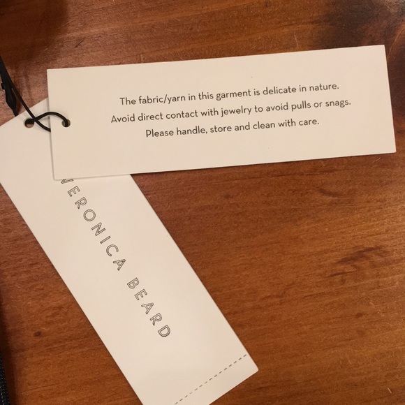 New VERONICA BEARD Silver/Blk Otis Hoodie Dickey - Picture 7 of 8